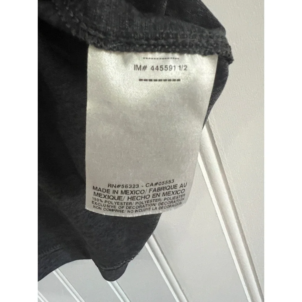 Nike Dri-FIT Heathered Dark Gray V-Neck Athletic T-Shirt‎ Women's Size L